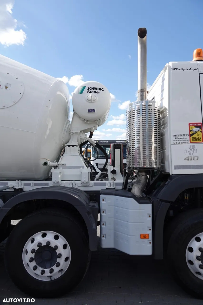 Volvo FMX 410 / 8x4 / 9m3 BETONATOR / SCHWING STETTER / HARDOX / JANTE ALIE / EURO 6 - 20