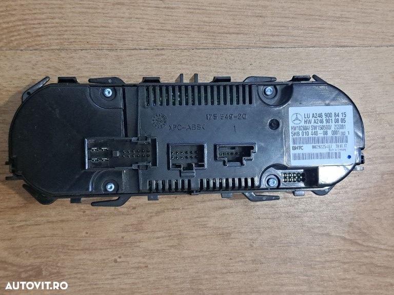 Panou Comandă Climatronic Mercedes A-Class W176 / B-Class W246 / GLA / CLA – Cod A2469008415 - 2