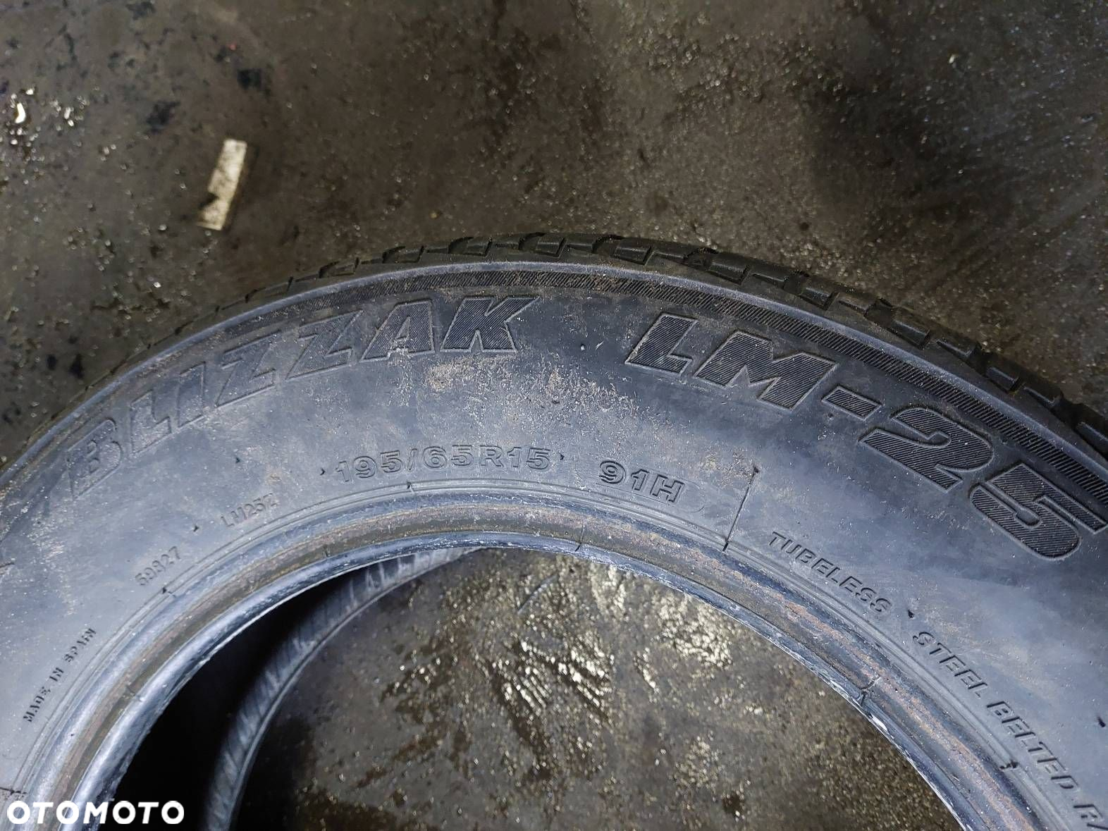 OPONY ZIMOWE 2 SZT 195/65R15 2008R 2011R BRIDGESTONE BLIZZAK LM-25 - 3