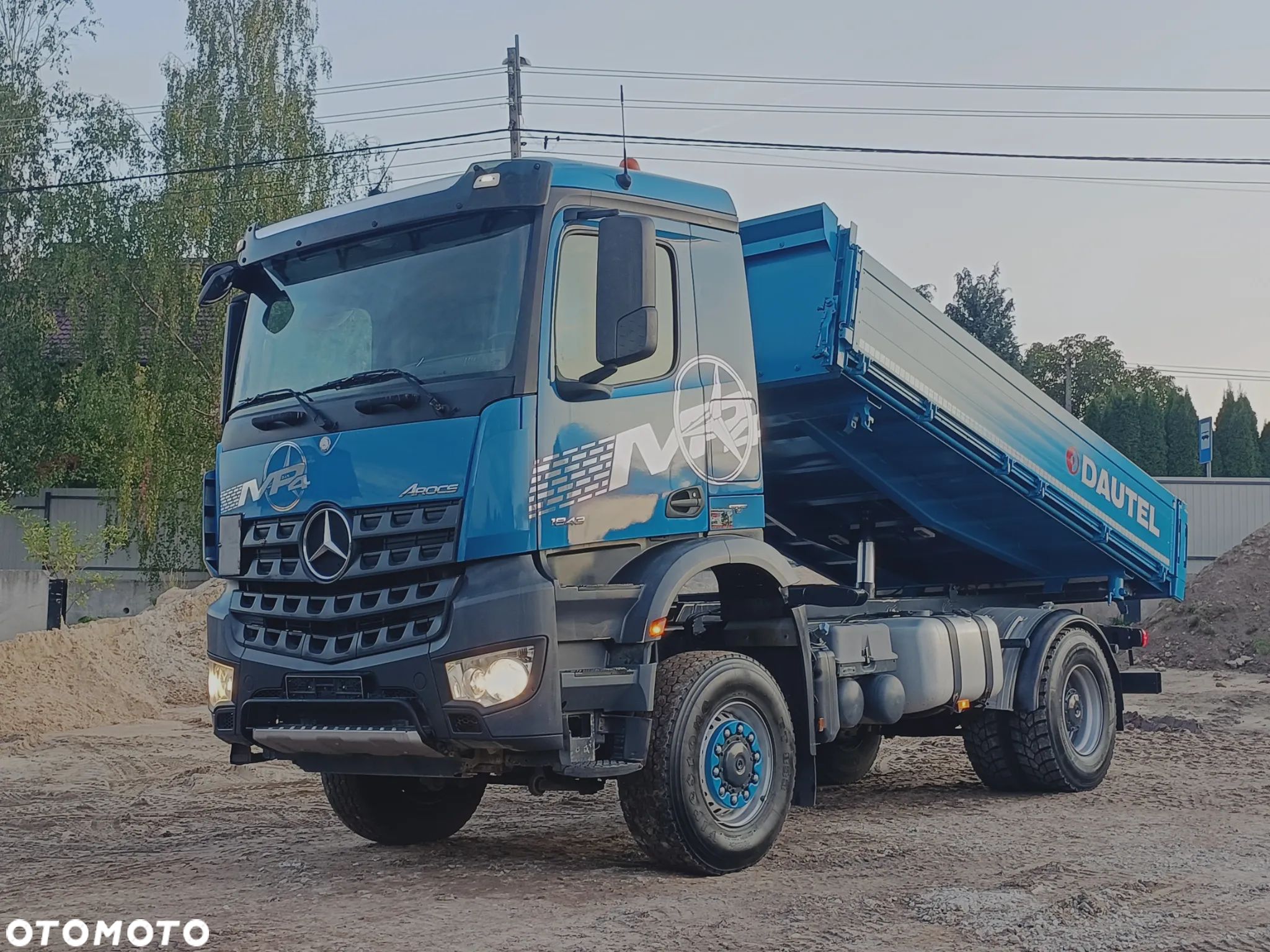Mercedes-Benz Arocs 1843 4x4 E6 Dautel Kipper Retarder Resor Blokady - 1