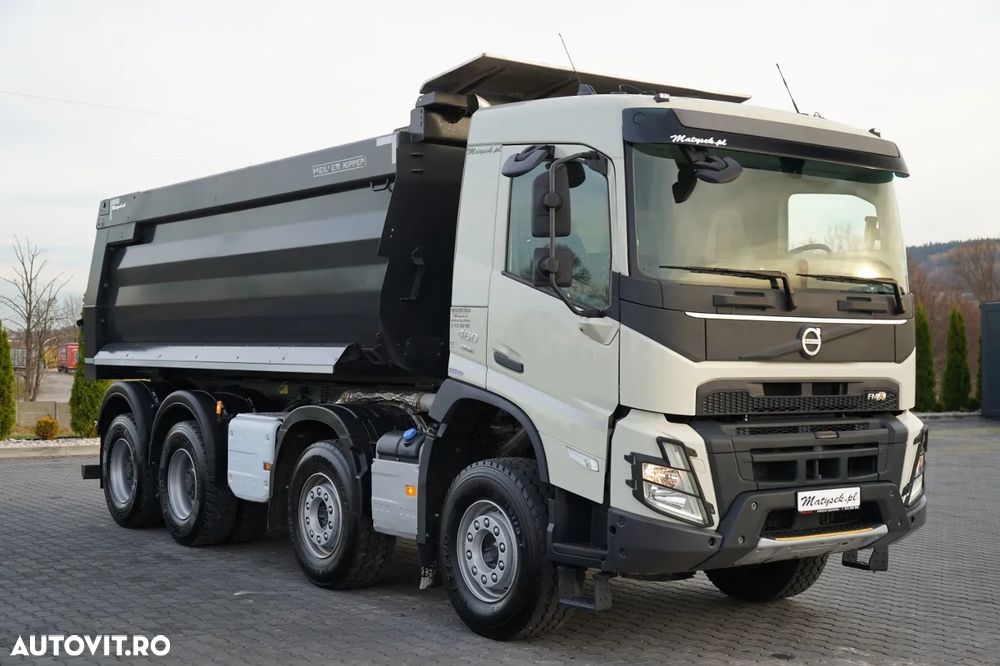 Volvo FMX 460 / 8x4 / BASCULATOR SPATE / MEILLER KIPPER / EURO 6 / - 12