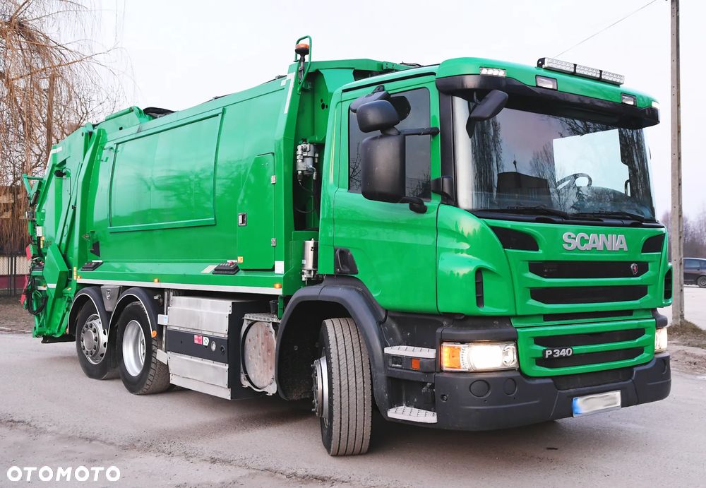 Scania P340 Śmieciarka dwukomorowa - 1