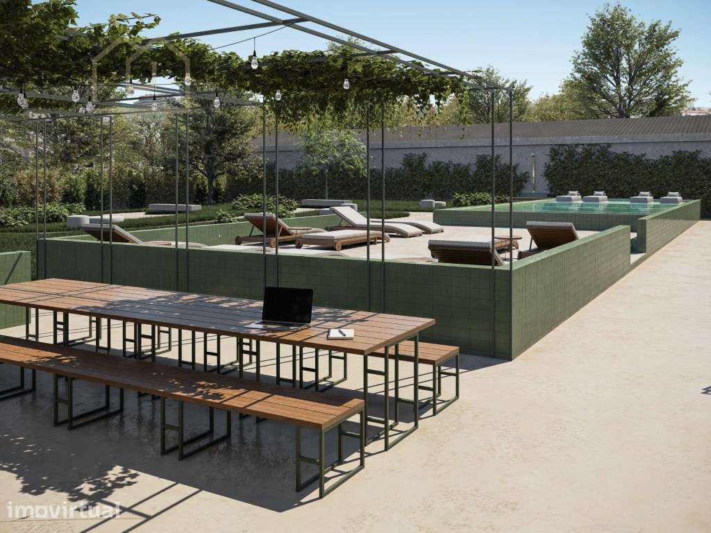 Apartamento T0 com lugar de garagem e varanda a poucos minutos da E... - Grande imagem: 4/9