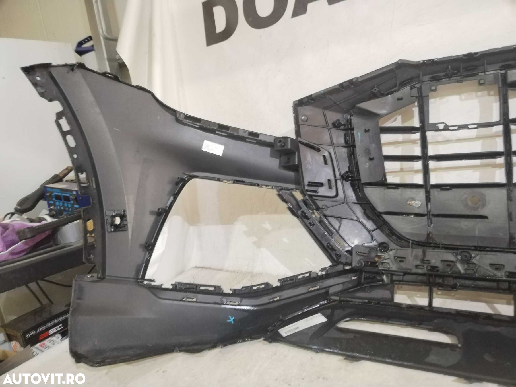 Bara fata Audi Q8, 2018, 2019, 2020, 2021, 2022, 2023, cod origine OE 4M8807437D, cu gauri pentru senzori de parcare (6). - 11