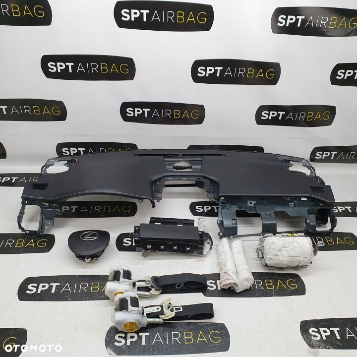 LEXUS NX300 DESKA ROZDZIELCZA KONSOLA KOKPIT PULPIT PODUSZKI AIRBAG AIR BAG PASY KIT SET - 1