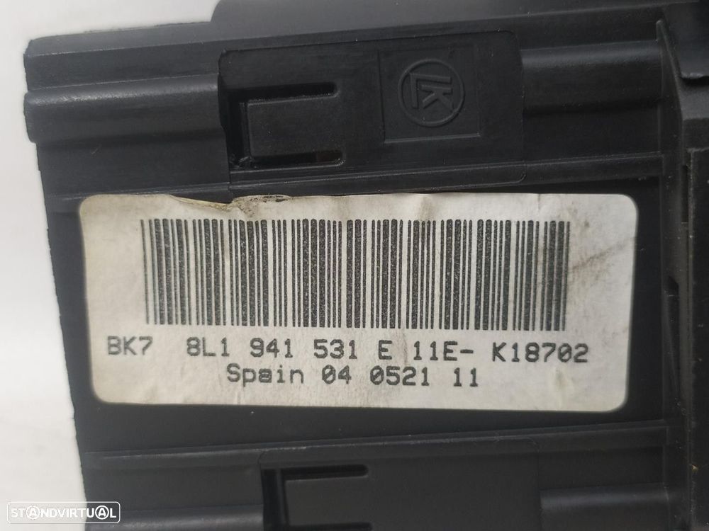 COMANDO LUZES AUDI A3 2001 -8L1941531E - 1