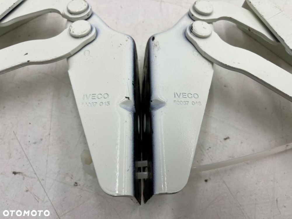 Zawias maski Iveco Daily 4 IV 2014r.- zawiasy pokrywy silnika lewy prawy komplet WERSJA BEZ SPRĘŻYN - 5