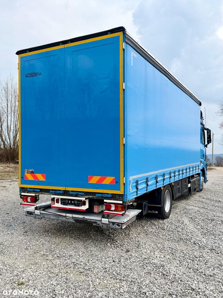 Mercedes-Benz ACTROS 1833 / FIRANKA/ WINDA / NOWY TACHOGRAF G2V2 / 19PALET / 8TON ŁADOWNOŚCI / AUTOMAT / DUŻY SILNIK  / SYPIALKA / SERWISOWANY / 2018 / JAK NOWY  / - 3
