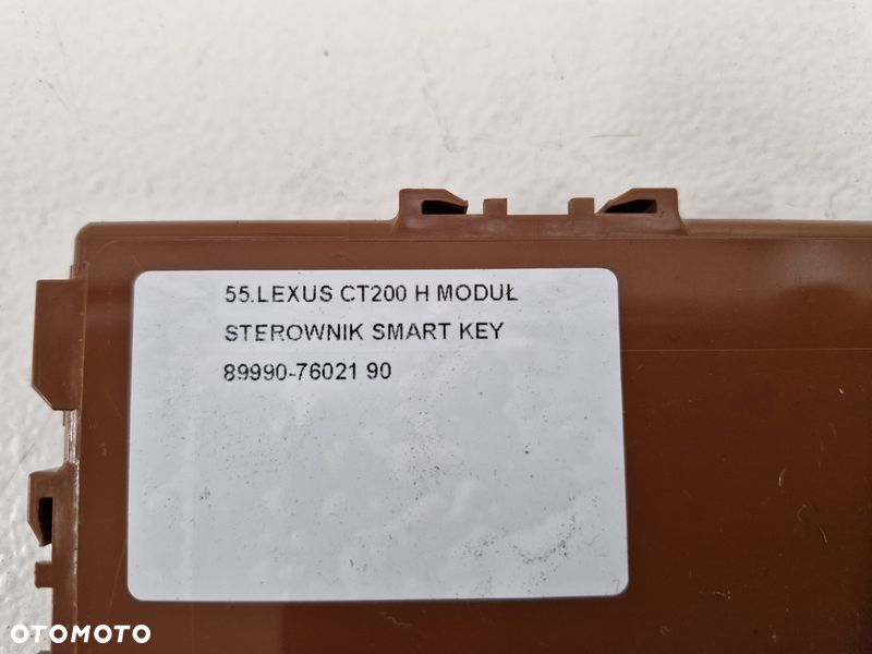 LEXUS CT200 H MODUŁ STEROWNIK SMART KEY 89990-76021 - 6