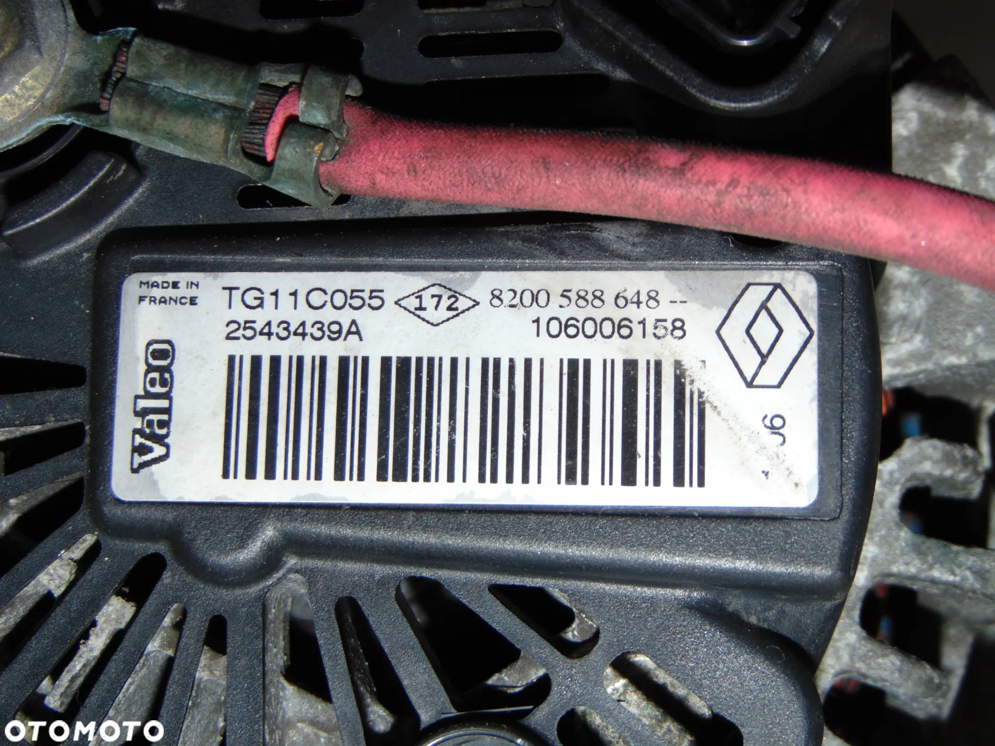 ORYGINAŁ alternator Renault Laguna Megane Scenic 2 II 1.6 benzyna 02-09r - 2