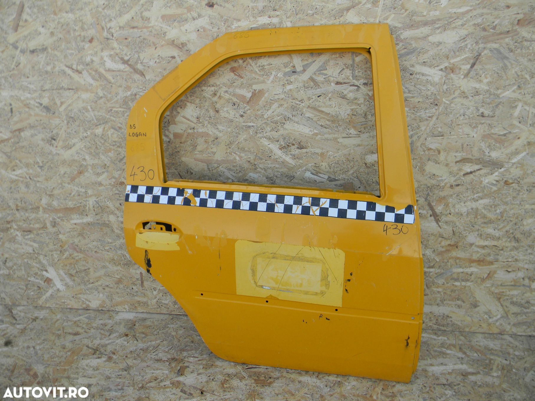 Usa dreapta spate Dacia Logan, berlina, 2004, 2005, 2006, 2007, 2008, 2009, 2010, 2011, 2012. - 1