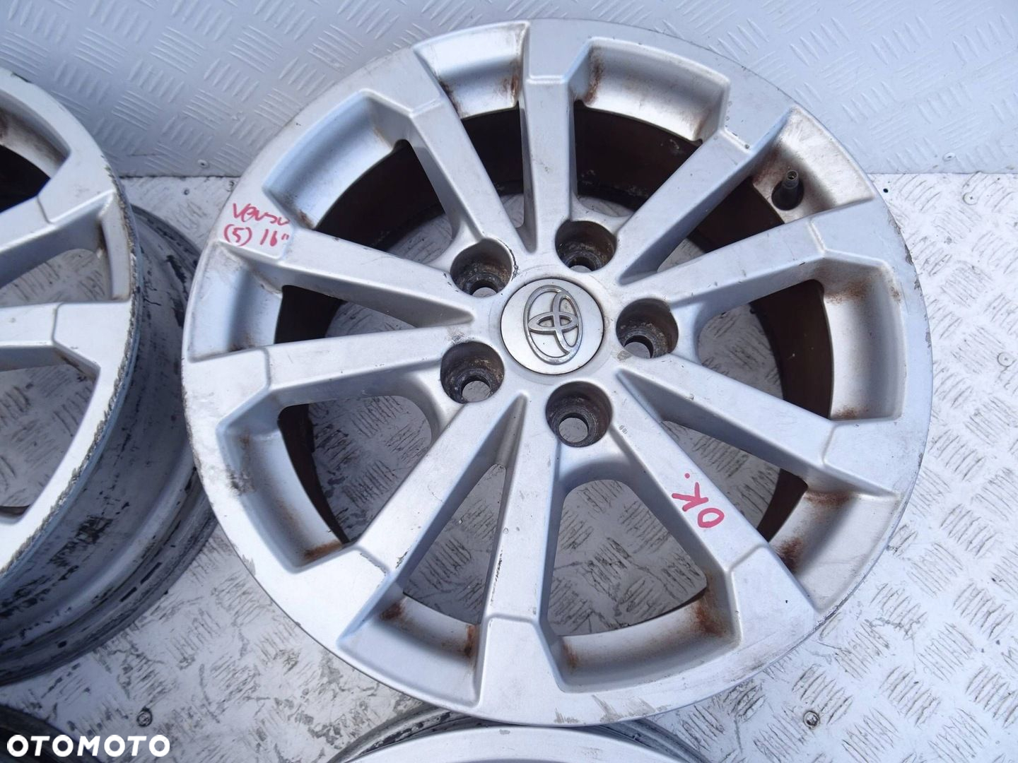 Alufelgi KPL. Toyota Verso 16" 5x114.3 ET 39 - 6