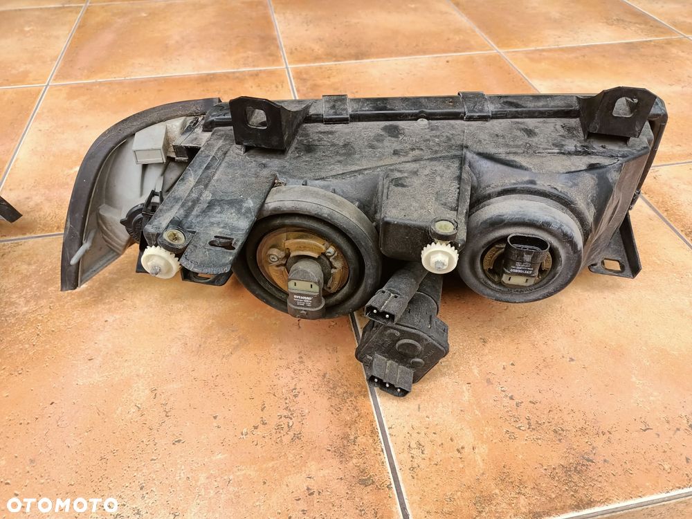 Lampy lampa przód przednia lewa prawa BMW E36 Compact kompletne Hella Europa Oryginał - 6