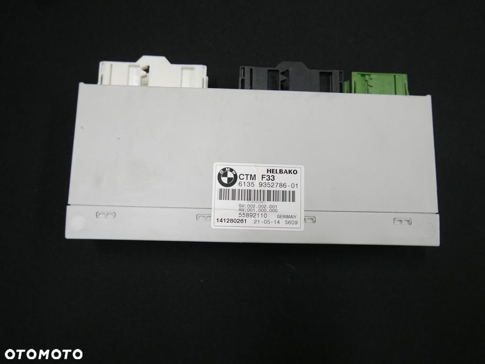 bmw f33 moduł sterownik dachu top cabrio 9352786 - 1