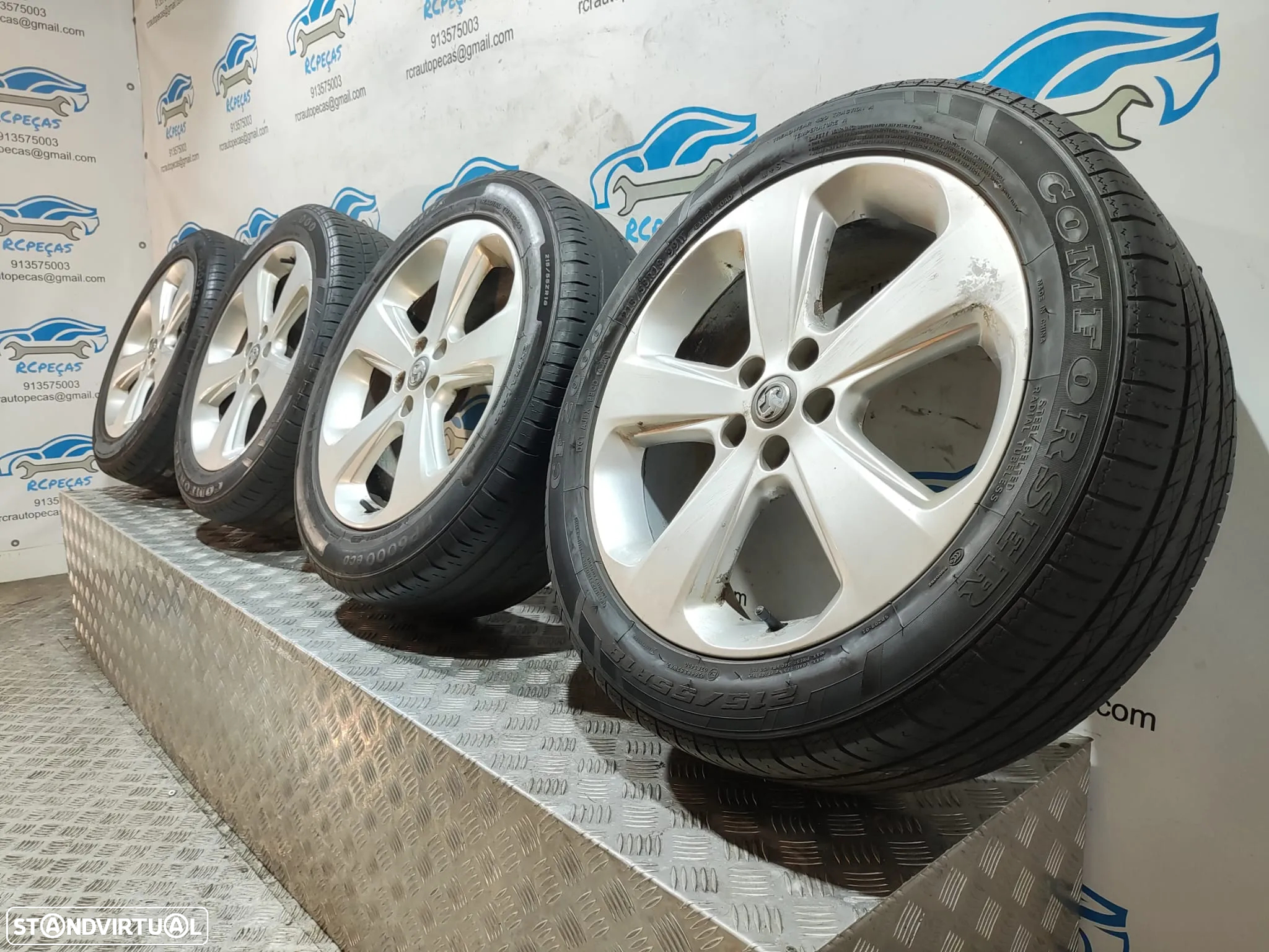 Jantes 18 Polegadas Originais Opel - 5x105 - 95181597 - Mokka Crossland Grandland - 2