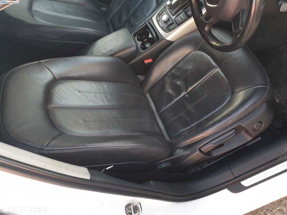 Interior Piele Scaune Stanga Dreapta Fata cu Incalzire si Bancheta Spate cu Spatar Rabatabil Audi A6 C7 Break Avant NFL Non Facelift 2011 - 2014 [K0869] - 3