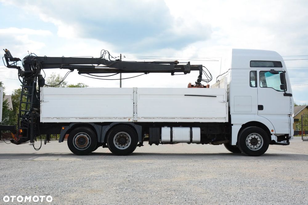 MAN TGA 410 + przyczepa / 2002r / HDS HIAB / Podnoszona oś BPW - 13