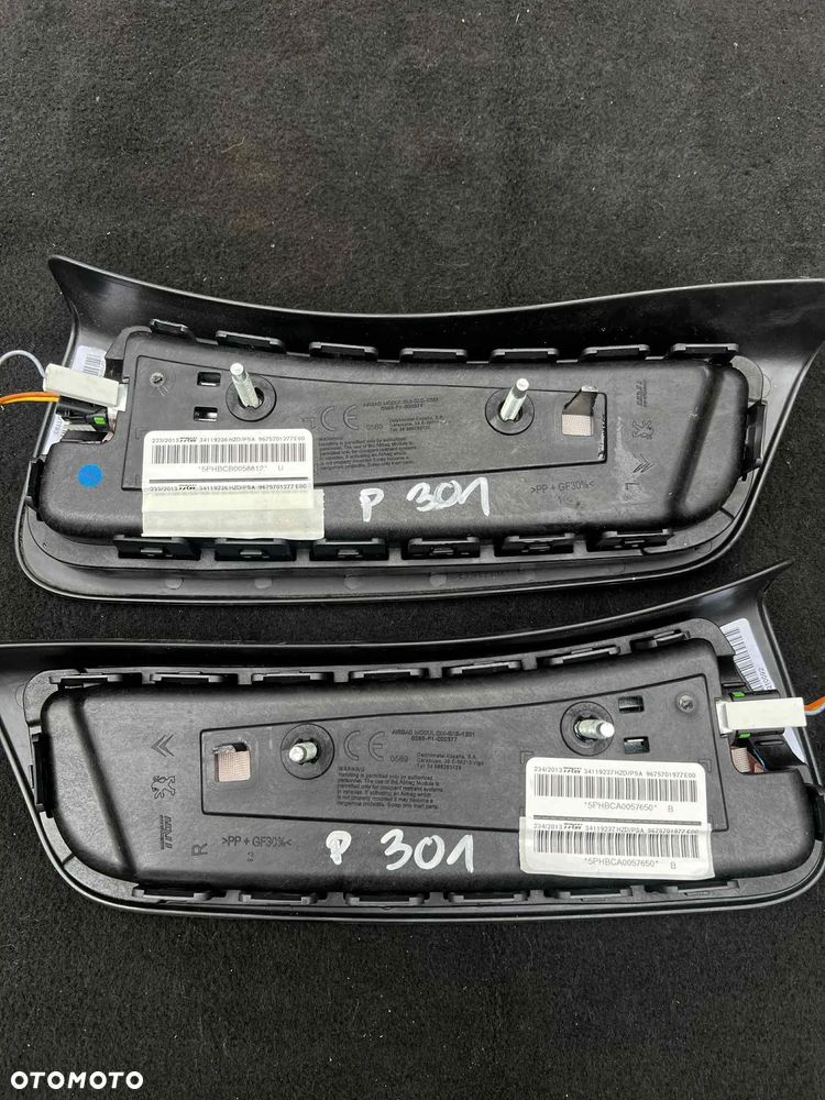 Peugeot 301 - DESKA rozdzielcza KOKPIT - (3x) PODUSZKI Airbag - (2x) PASY Bezpieczeństwa - 15