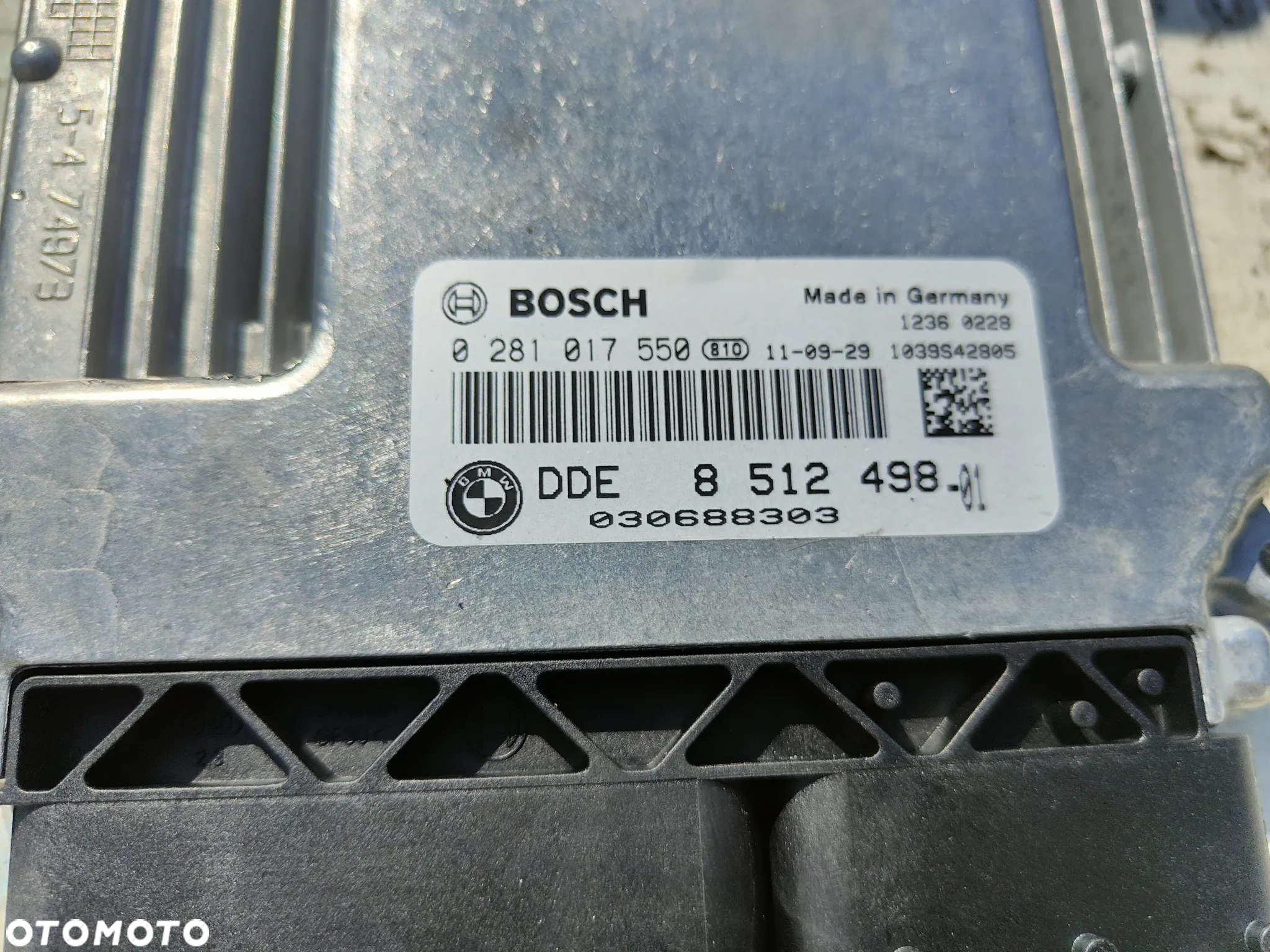 BMW E87 E81 E82 E90 E91 2.0d N47 Automat Zestaw startowy Sterownik silnika 8512498 - 3