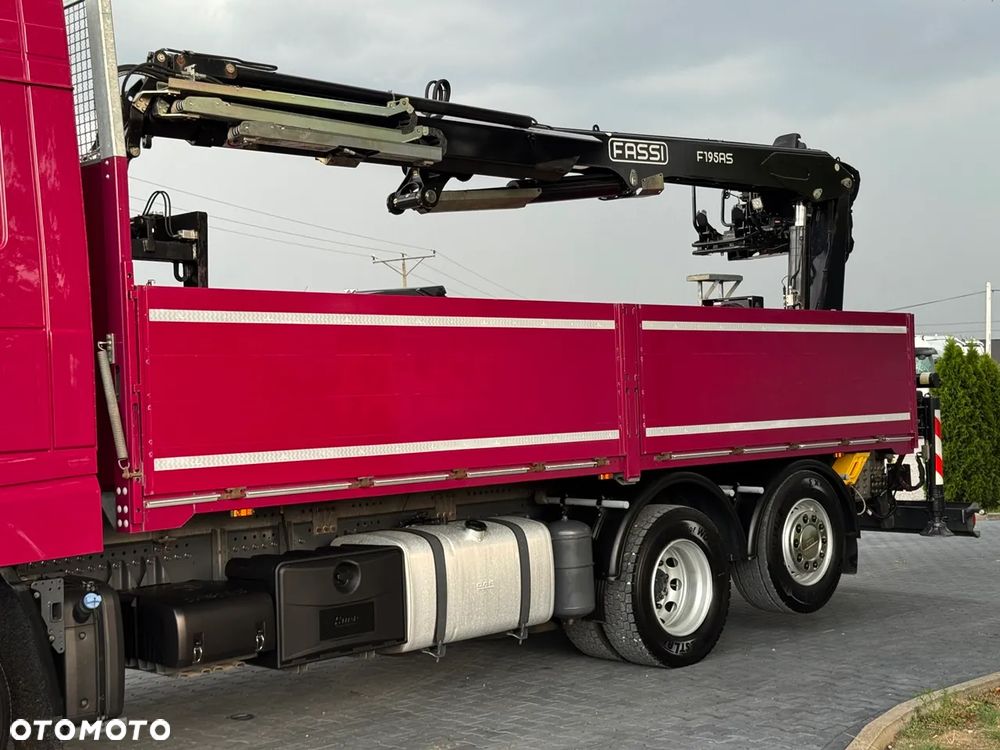 DAF XF 450/6X2/HDS HIAB FASSI F195AS/CAŁY NA PODUCHACH/CHWYTAK PALETOWY Z ROTATOREM/UDZWIG 1600 KG NA 11M/ Z NIEMIEC - 11