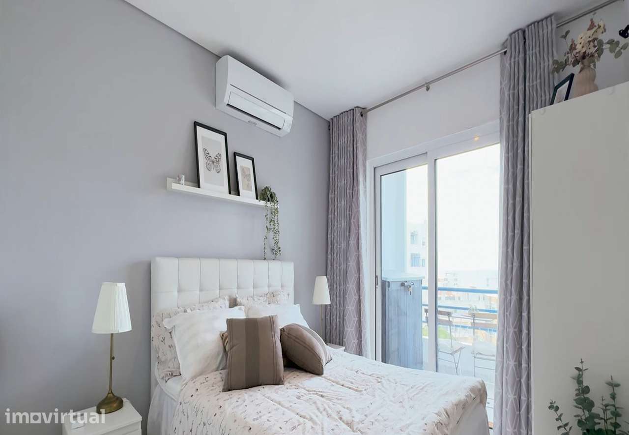 Apartamento T1 com varanda e ar condicionado em Quarteira - Grande imagem: 3/17