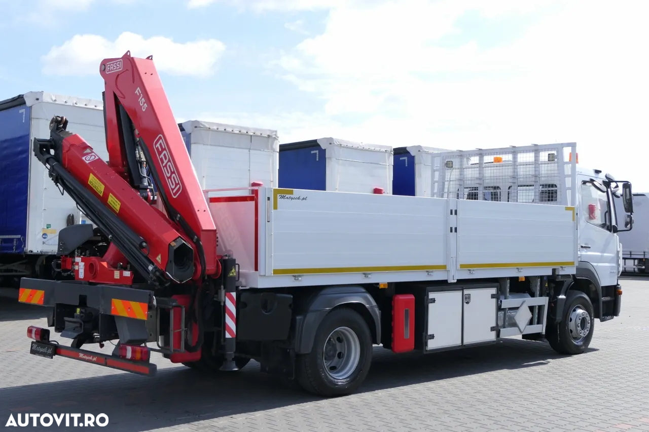 Mercedes-Benz ATEGO / 16 30 / E6 / CUTIE DE VITEZE + HDS FASSI F 155 / ADR / RADIO CONTROL - 13