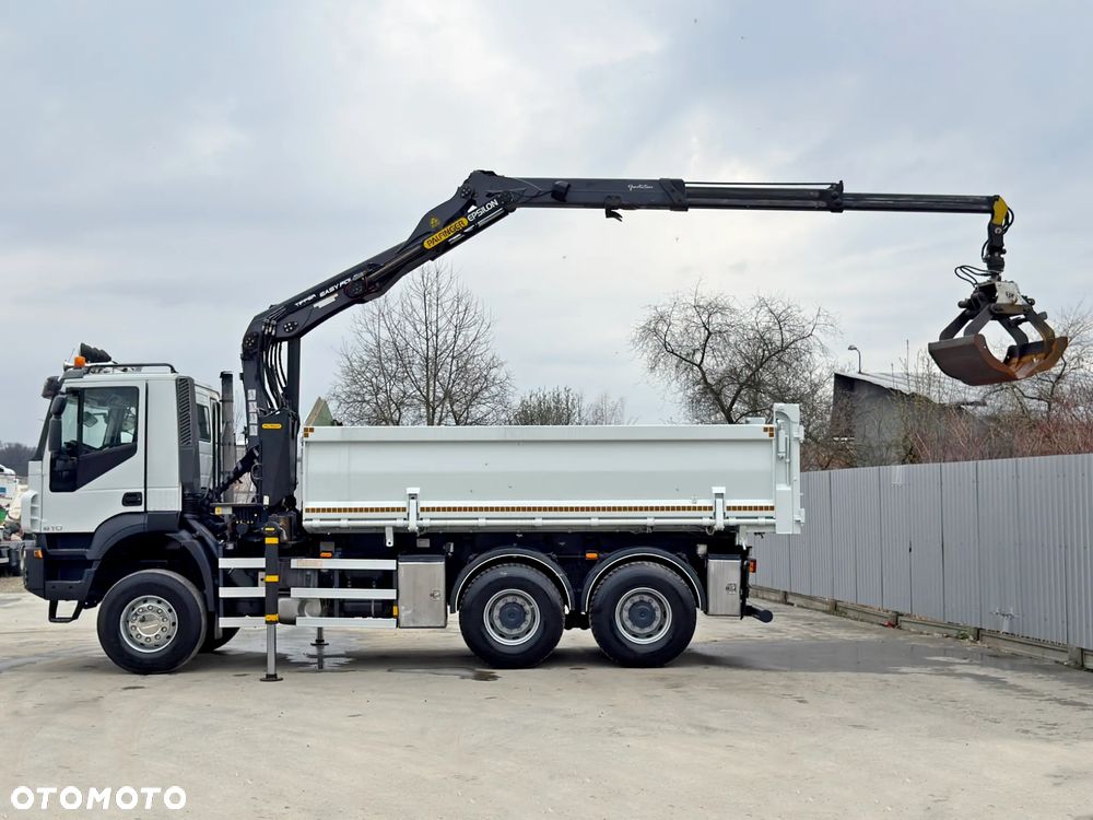 Iveco TRAKKER 410 * WYWROTKA 5,10 m * PALFINGER EPSILON Q 150 Z 84 TI / 6x6 - 8