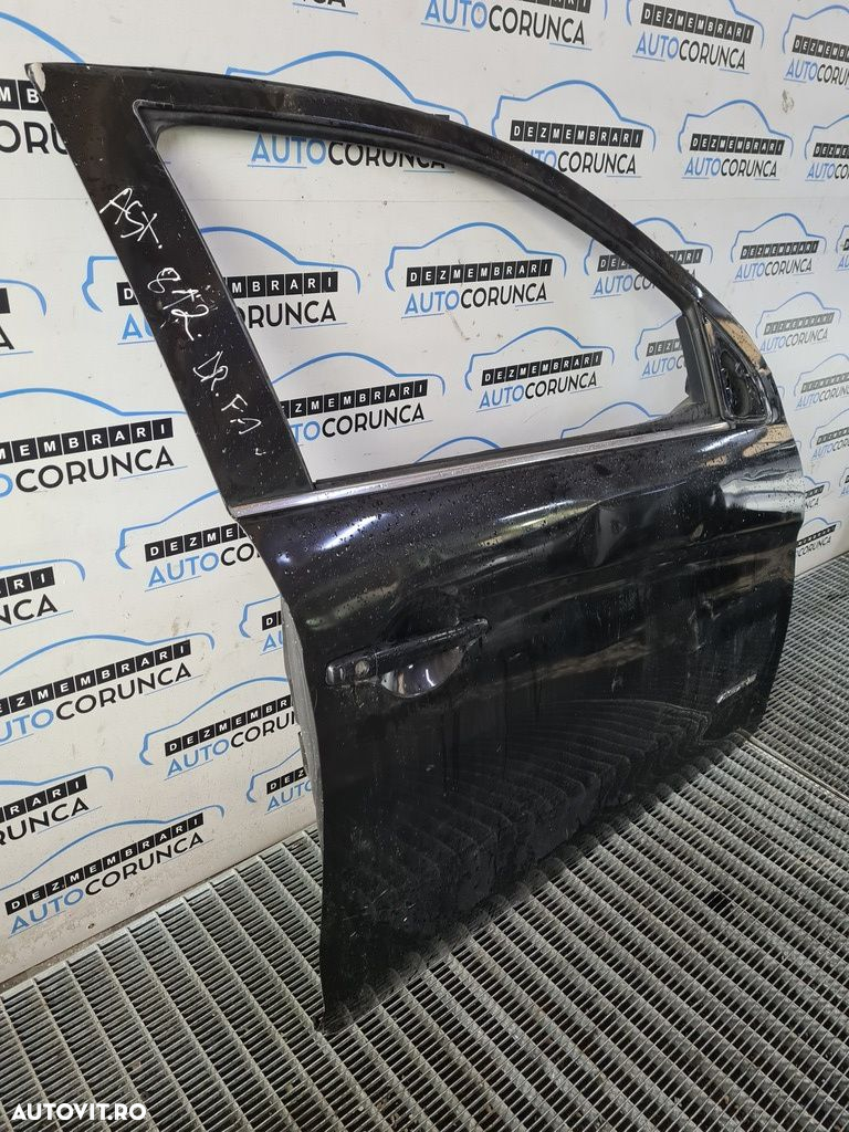 Usa Dreapta Fata Mitsubishi ASX 2010 - 2012 SUV 4 Usi NEGRU (812) COLT ÎNDOIT ȘI. LOVITA - 5