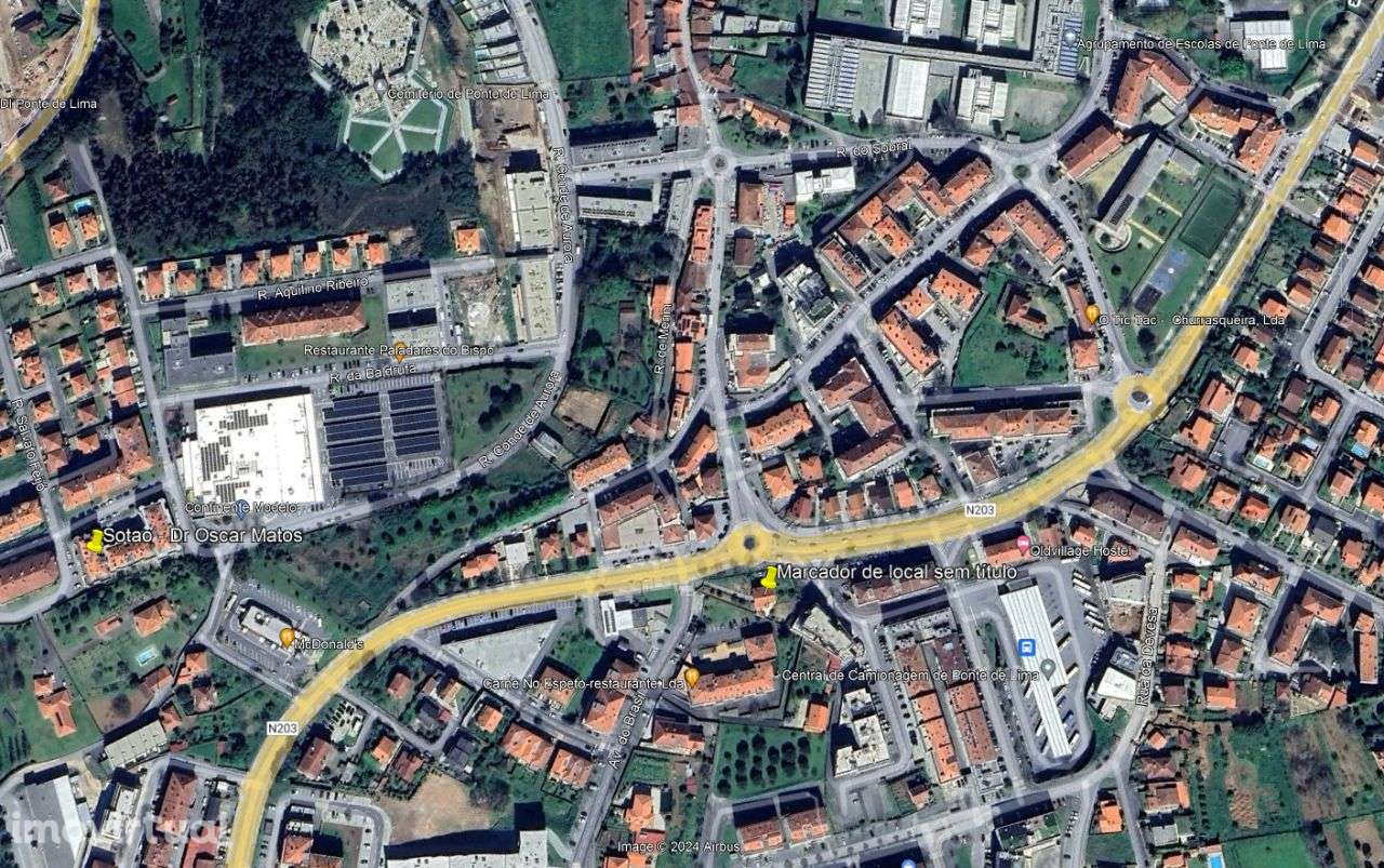 Terreno com 1.500m2 com moradia para construção de fracções - Grande imagem: 2/3