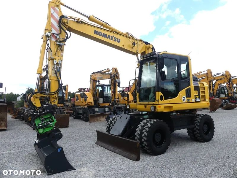 Komatsu PW148 ROTOTILT / Sprowadzona / Super Stan / - 6