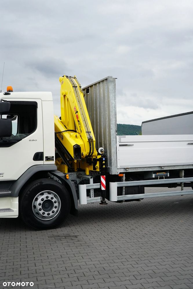 DAF LF / 250 / SKRZYNIOWY + HDS / HYVA HB-150 / PILOT / ROTATOR - 40