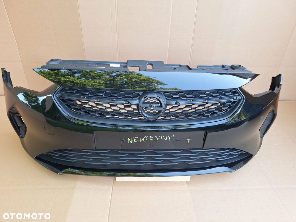 OPEL CORSA F 19-23 B.ŁADNY NIE KLEJONY! ZDERZAK PRZÓD PRZEDNI+GRILL+STELAŻ ORYG. GM 9830280980 WYSYŁKA KRAJ-EUROPA - 3