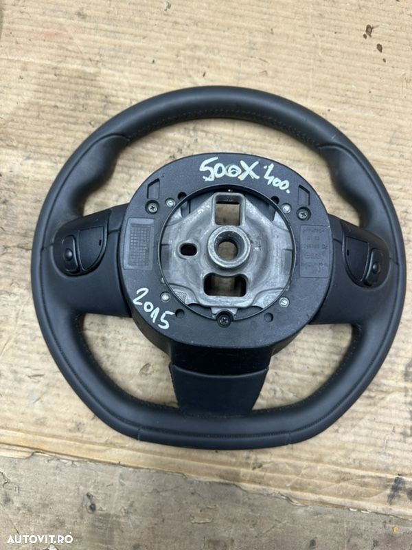 Volan piele cu comenzi pilot automat FIAT 500X an 2015 - 4