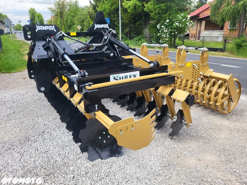 BRONA TALERZOWA talerzówka ciężka/ 4m/ 4 siłowniki/ wał daszkowy fi600 - 12