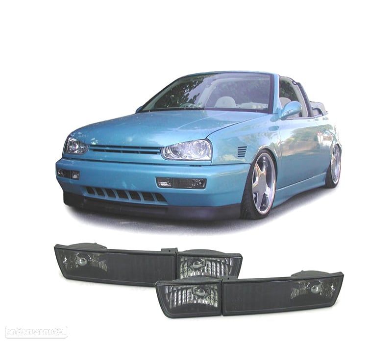 PISCAS FRONTAIS GOLF 3 MK III 91-97 FUNDO PRETO - 1