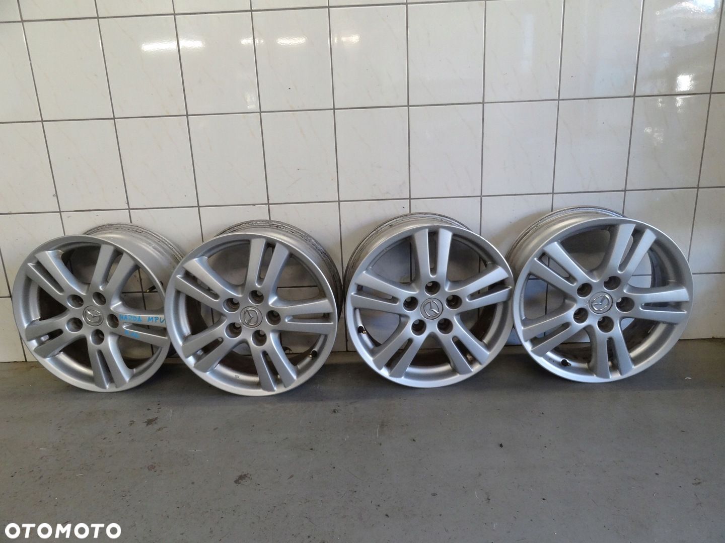 MAZDA MPV FELGI ALUMINIOWE 16x6,5JCH ET52 ROZSTAW ŚRUB 5x114,3 KOMPLET - 1
