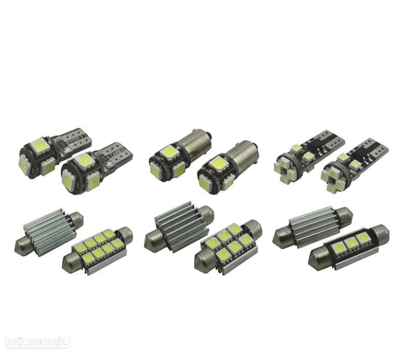 KIT COMPLETO DE 12 LAMPADAS LED INTERIOR PARA VOLKSWAGEN VW POLO MK4 9N 9N3 02-09 - 4