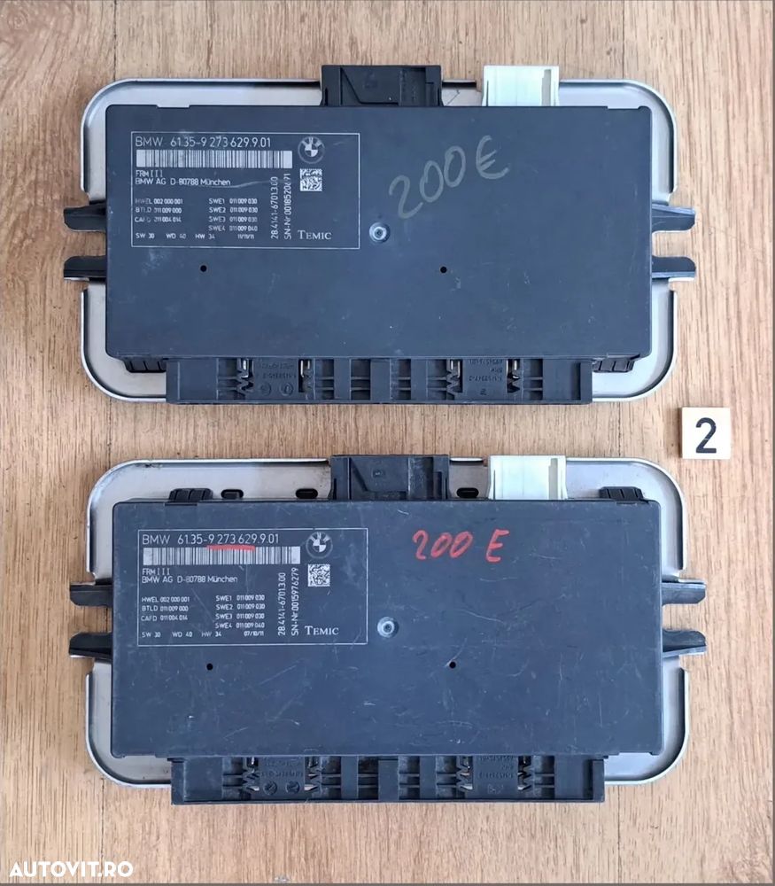 Modul lumini FRM 3 bmw F07+LCI F10+LCI F11+LCI F06+LCI F12+LCI F13+LCI F01+LCI F02+LCI F03+LCI F04 F25 F26 - 1