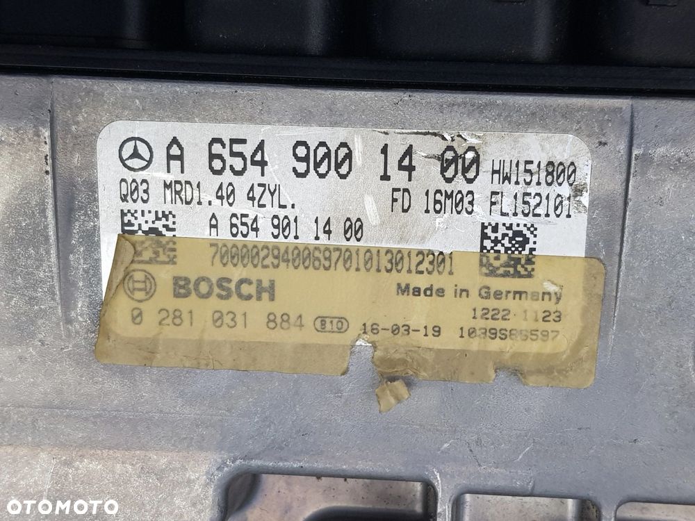 Sterownik Moduł silnika ECU Mercedes w213 E-klasa A6549001400 - 8