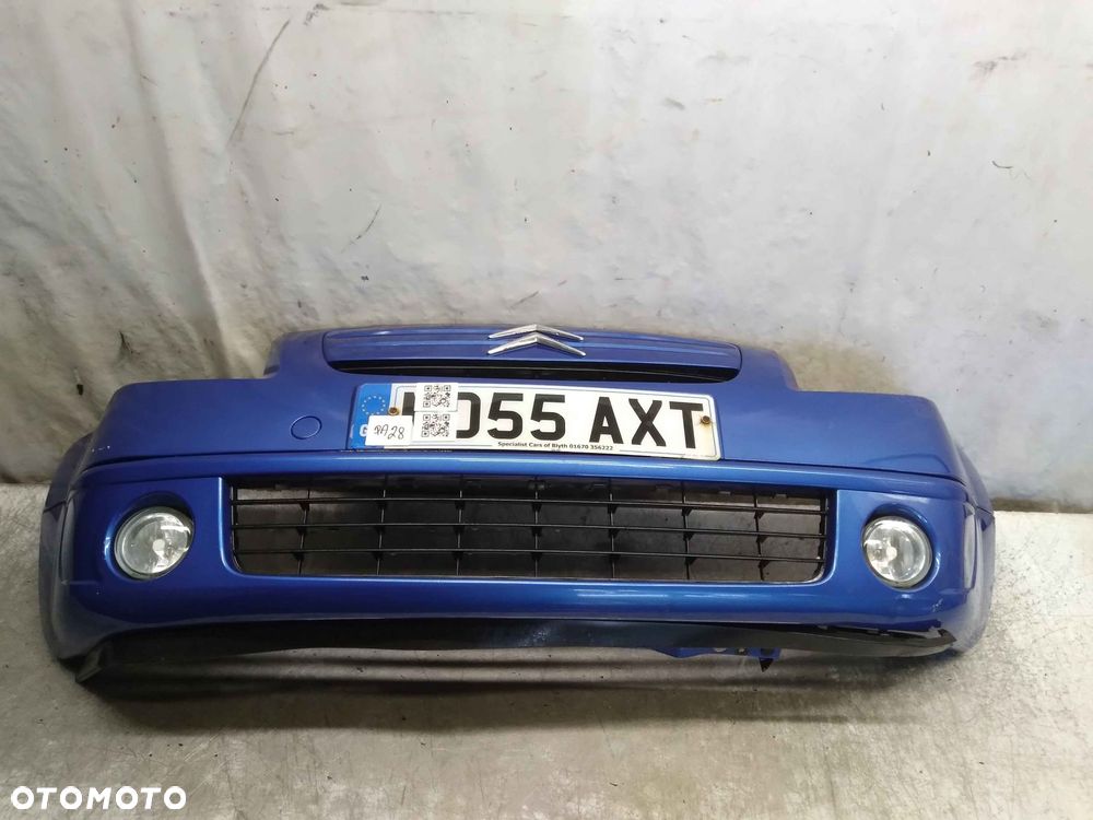 @ ZDERZAK PRZÓD PRZEDNI DO CITROEN C2 KMHD NIEBIESKI HALOGENY - 1