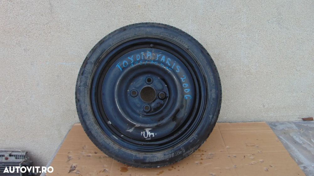 Roata rezerva Slim R15/T25/70D15 95M Toyota Yaris an 2006 - 1