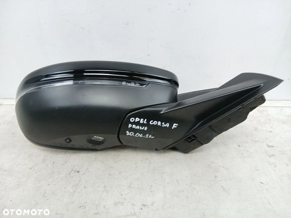 Prawe lusterko Opel Corsa F 14 pinów 10+4 asystent - 3