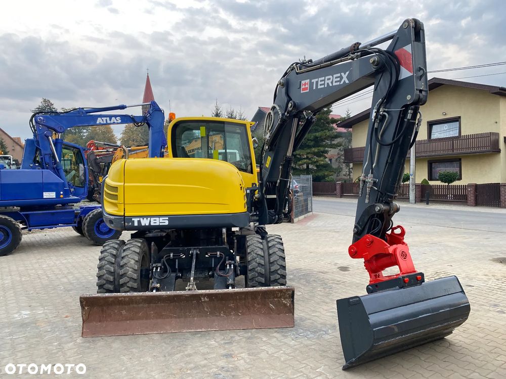 Terex TW85, GŁOWICA POWERTILT, 2 ŁYŻKI, RAMIĘ 3X ŁAMANE, KRÓTKI TYŁ, Z NIEMIEC, SUPER STAN, - 19