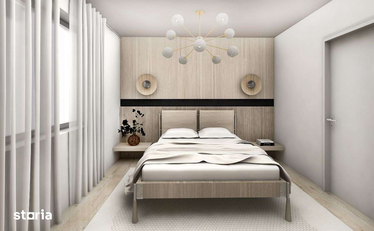 Ap. cu 3 camere finisat la alb, Orhideea Exclusive Living Sibiu — fotografia 3