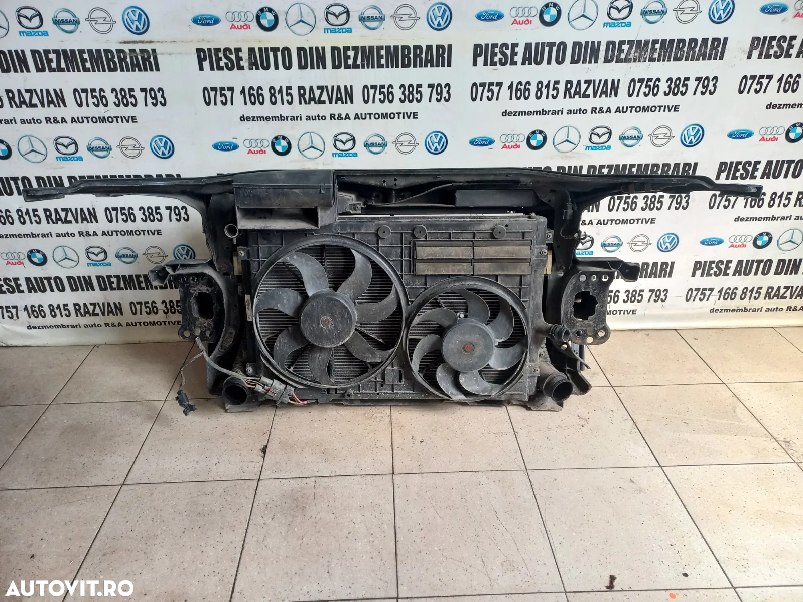 Trager Calandru fata complet Radiator Armatura Termocupla Vw Passat B7 An 2011-2012-2013 2014-2015 - 7