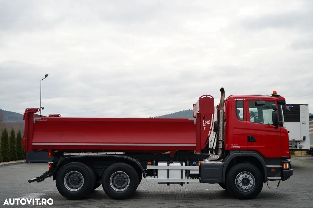 Scania G 370 / 6x4 / BASCULĂ DUBLU / HYDRODOLTA / BOARDMATIC / AUTOMATĂ / EURO 6 - 13