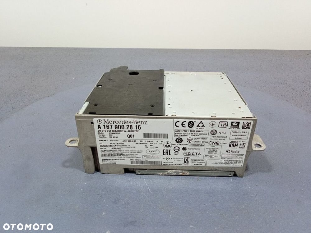 MERCEDES GLE GLS W167 RADIO NAWIGACJA HEADUNIT NTG6 HIGH A1679002816 - 1