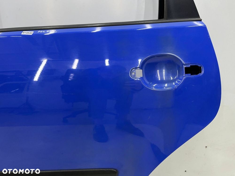 Drzwi VW Polo IV 4 01-09 lewe tylne lewy tył 606833311 LA5F - 6