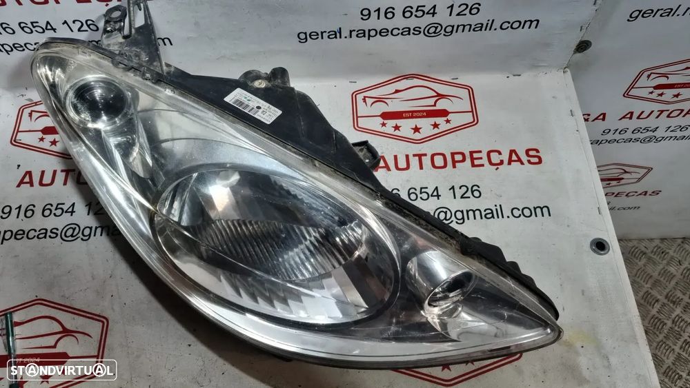 Ótica Farol Frente Frontal Direita Peugeot 1007 2005 9644998080 Original - 2