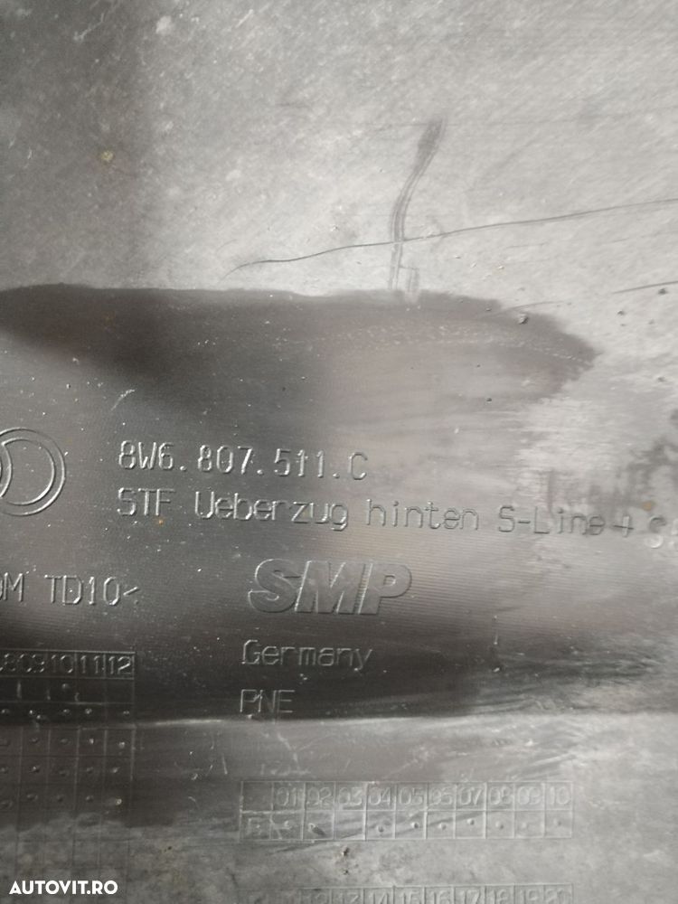 Bara spate Audi A5 S-Line, 2016, 2017, 2018, 2019, 2020 , cod origine OE 8W6807511C - 14